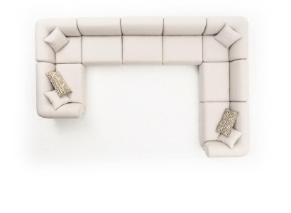 Sofa U-Form Wohnzimmer Luxus Wohnlandschaft Design Polster Ecksofa Möbel